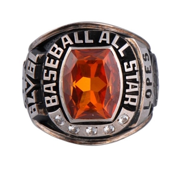 Davey Lopes 1979 All Star Game Ring (Lopes LOA)